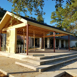 Lime Stonre Outdoor Kitchen