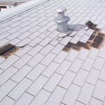 Heavy Winds Damage Roof