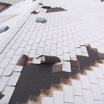 Heavy Winds Damage Roof