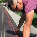 chalkline to ensure that the shingles are straight