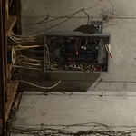 Unsafe electrical panel