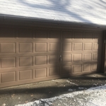Wood tone Carriage Door