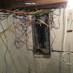200 Amp Electrical Panel Replacement-Before Photo
