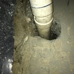 Waste line Before
