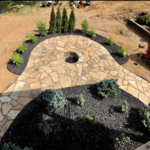 Flagstone patio