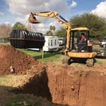 Poly Septic Tank Installation