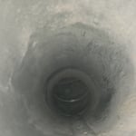 Cleaned dryer duct