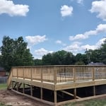 pool deck build