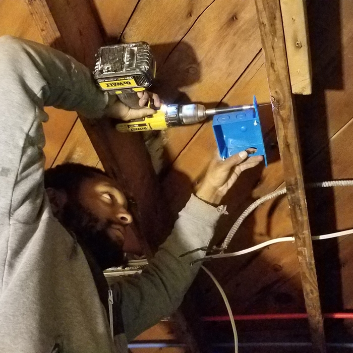 Kitchen ceiling