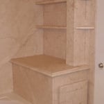Bathtub custom Shelving