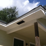 Soffit after repair