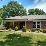 Front Entry Dark Bronze Gutters