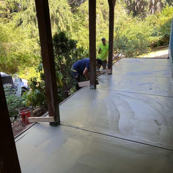 Poured Structural Slab