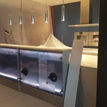 stainless bar/counter