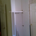 Floor to ceiling pantry/ coat closet