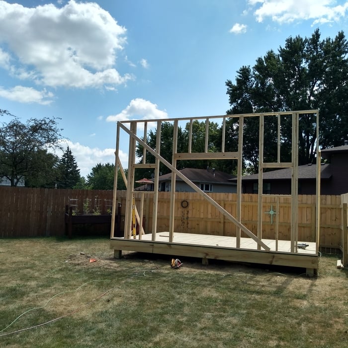 First wall!