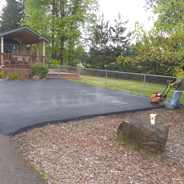 small driveway