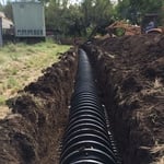 Installed new drain infiltrator panels