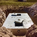 Septic tank installation
