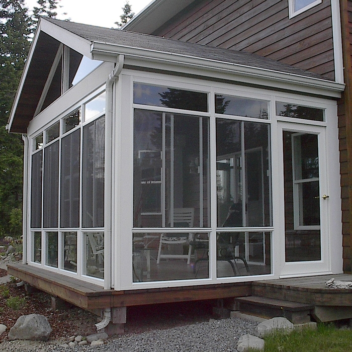 Walls under an existing roof