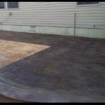 Stamped patio