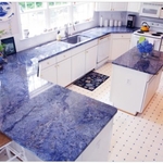 Amazing blue aqua granit