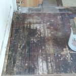 kitchen island stripped