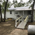 before awning