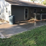 paver patio after