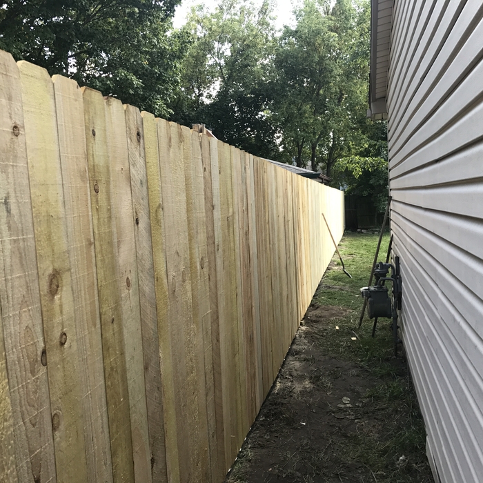 Fence installation