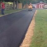 Blacktop driveways