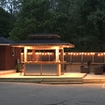 outside bar and deck