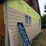 side wall halfway complete