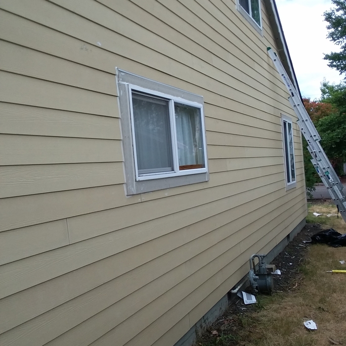 side wall completed