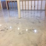 pearl epoxy with titanium highlights