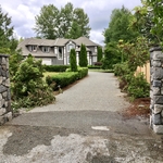 Stone Entryway Gate Columns