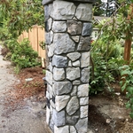 Stone Entryway Gate Columns