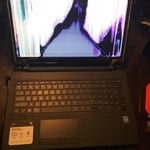 HP Screen Repair Before