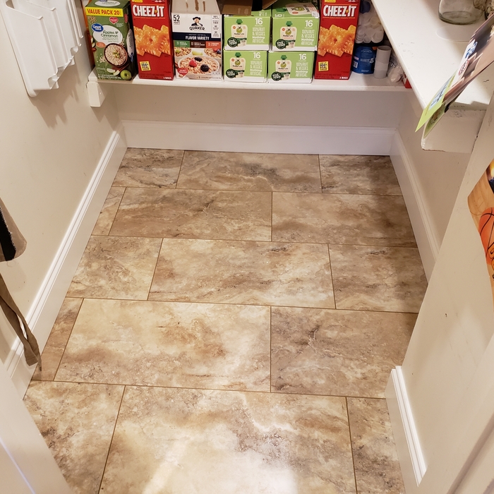 Baseboard and flooring