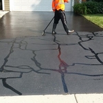 Crackfilling Sealcoating
