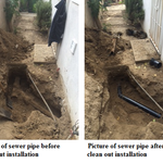 Cleanout installation process