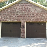 Recessed carriage style doors