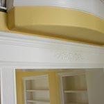 Decorative Header with fluted sides