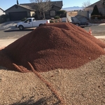 24 Tons of gravel delivered.
