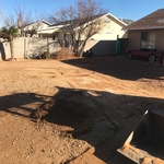 Before image of the back yard