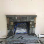Brick Fireplace