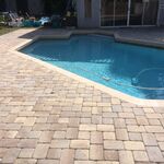 Paver Pool Deck