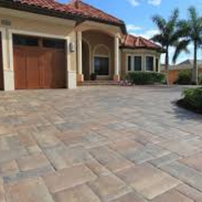 New Brick Paver Driveway