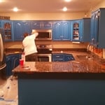 Cabinet paint job