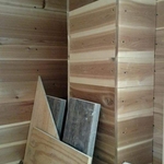 Cedar pantry